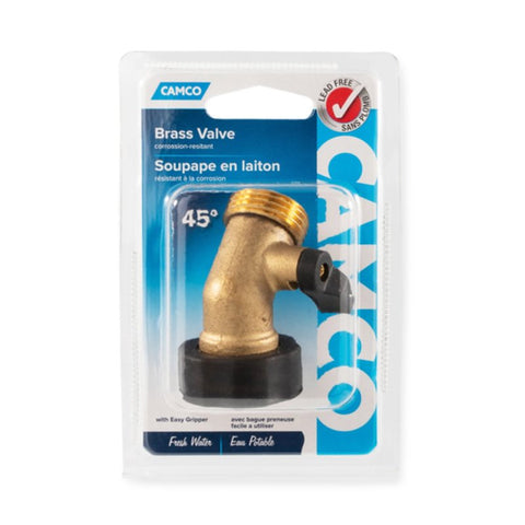Camco USA 20173 Shut-Off Valve, Brass Body