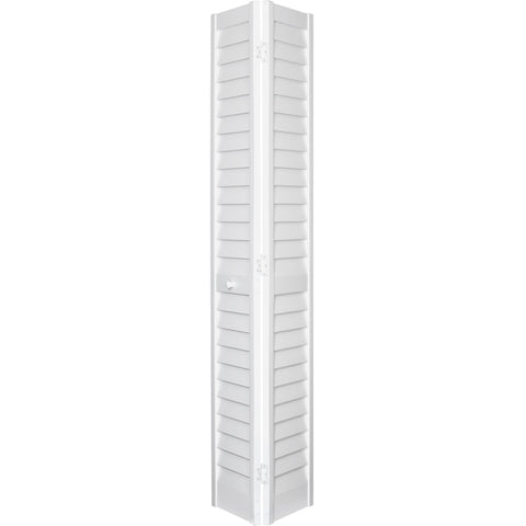 24 in. x 80 in. Prefinished Plantation Bi-Fold Door