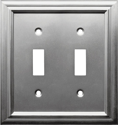 Amerelle 94TTN Toggle Wallplate, Metal