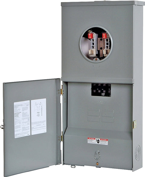 Siemens MC0408B1200RT Meter Combination Load Center, Ringless Cover/Lid, 200 A, 4-Space, 4-Jaw, 8-Circuit