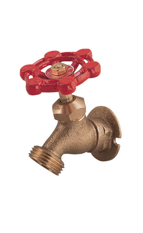 B & K Mueller 1/2 in. FIP Dia. x 3/4 in. Dia. Hose Brass 3.4 in. Sillcock Valve