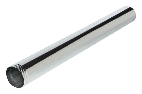 Imperial Manufacturing 6 in. Dia. x 60 in. L Galvanized Steel Furnace Pipe Metallic