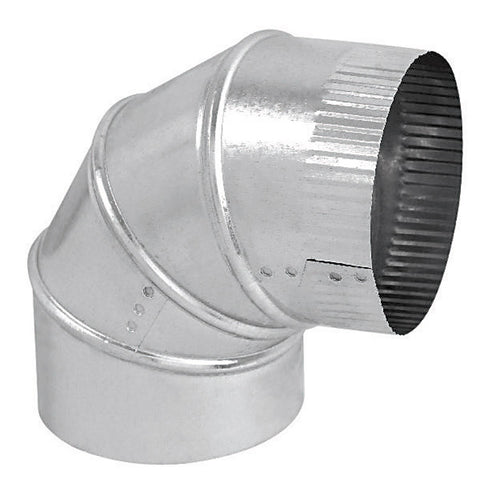 Imperial Manufacturing 3 in. Dia. x 3 in. Dia. 90 Galvanized Steel Stove Pipe Elbow