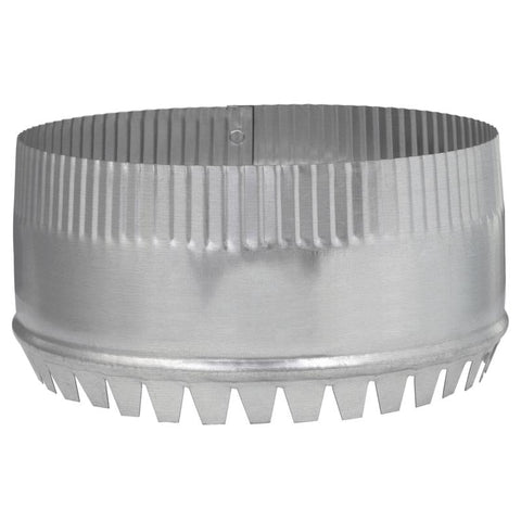 Imperial 8 in. D 28 Ga. Galvanized Steel Round Starting Collar, Pack of 10
