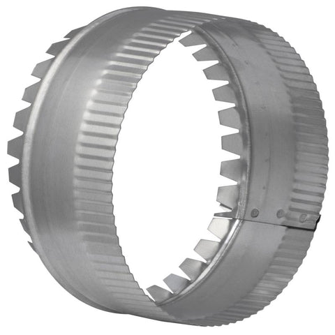 Imperial 8 in. D 28 Ga. Galvanized Steel Round Starting Collar, Pack of 10