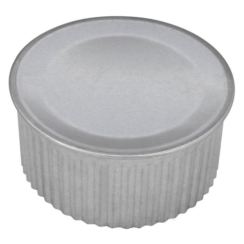 Imperial 4 in. D Galvanized Steel Crimped Pipe End Cap