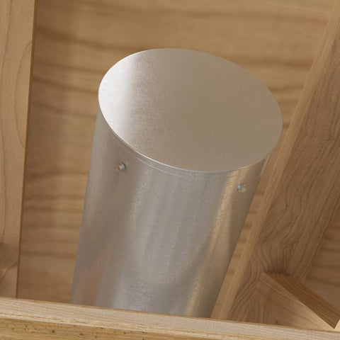 Imperial 4 in. D Galvanized Steel Crimped Pipe End Cap