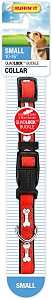 Ruffin'It 39941 Adjustable Dog Collar, 10 to 16 in L, 5/8 in W, Jacquard/Nylon