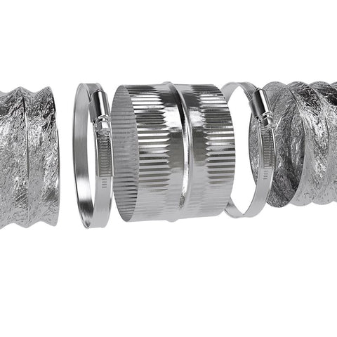 Imperial 4 in. D Galvanized Steel Duct Adapter, Pack of 6