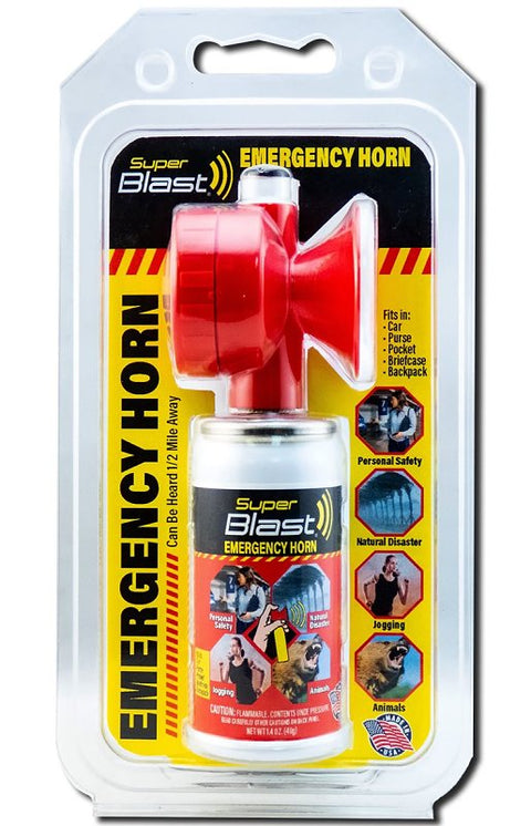 Super Blast SBECT-8601-D Emergency Air Horn, 0.5 mile Audible Range, Pack of 6