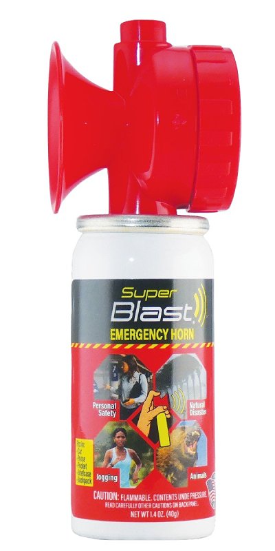 Super Blast SBECT-8601-D Emergency Air Horn, 0.5 mile Audible Range, Pack of 6