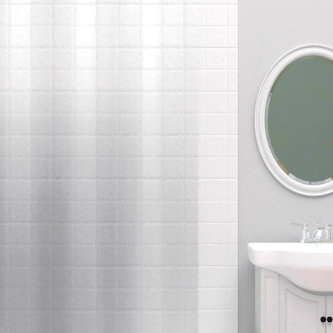 Zenna Home 72 in. H X 70 in. W Clear Solid Shower Curtain Liner PEVA