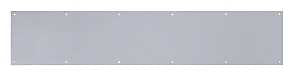 Tell Manufacturing DT100055 Kick Plate, 6 in L, 30 in W, 0.05 Gauge, Stainless Steel