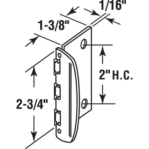 Defender Security U 9887 Privacy Lockset, Brass, Steel
