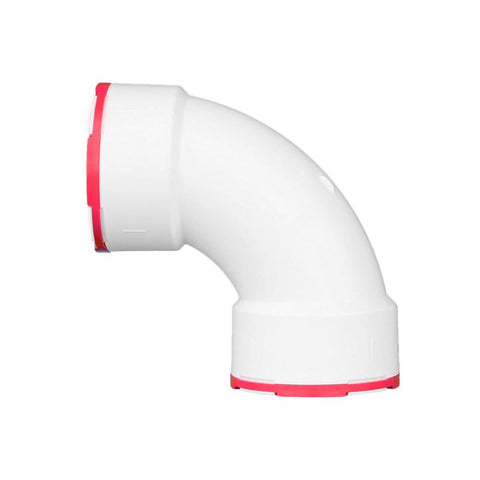 Charlotte Pipe ConnecTite Schedule 40 2 in. Hub X 2 in. D Hub PVC Bend Elbow 1 pk