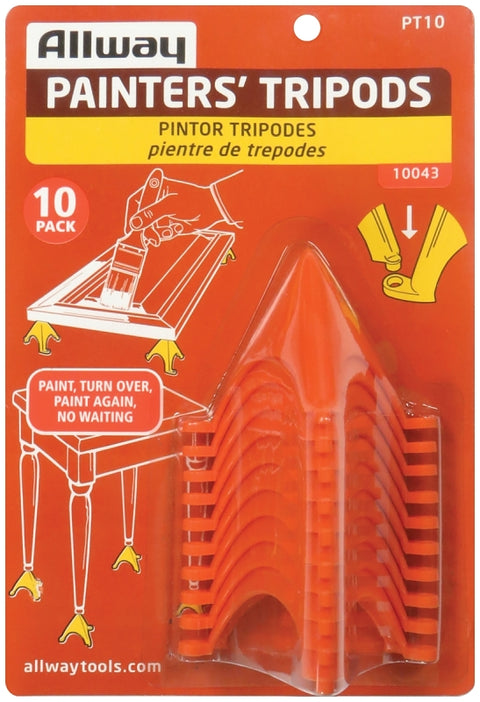 ALLWAY PT10 Painter's Tripod, Celcon Polyoxymethylene, Pack of 6