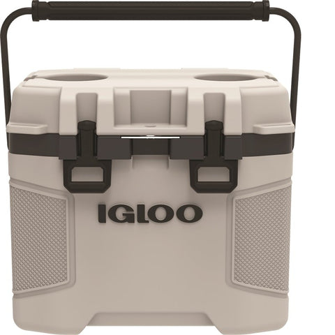 Igloo Trailmate Series 50214 Cooler, 38 Cans, 25 qt Cooler, Plastic, Bone, 5 days Ice Retention