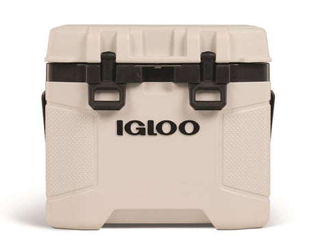 Igloo Trailmate Series 50214 Cooler, 38 Cans, 25 qt Cooler, Plastic, Bone, 5 days Ice Retention