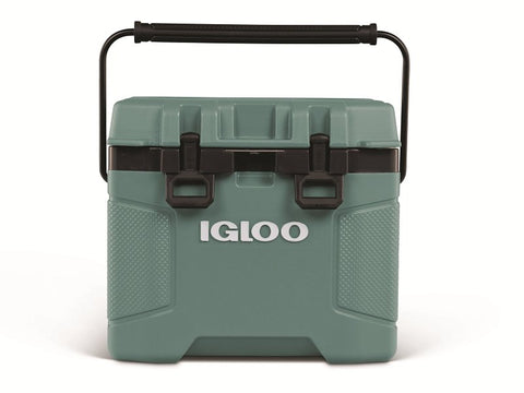Igloo Trailmate Series 0050219 Cool Box, 25 qt Cooler, Polyethylene/Polypropylene, SpruceObsidian Gray