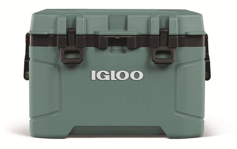 Igloo Trailmate Series 0050220 Cool Box, 50 qt Cooler, Polyethylene/Polypropylene, SpruceObsidian Gray