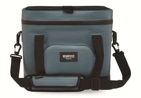 Igloo Trailmate Series 0062203 Heavy-Duty Cool Bag, 30 cm L, 37 cm W, 12 qt, EVA/HDPE/Polyester, Spruce, Zipper