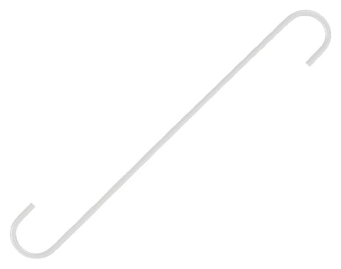 Landscapers Select GB0133L Extender S-Hook, 12 in H, Steel, White, Hanging Mounting