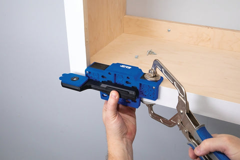 Kreg KHI-CDIJ Cabinet Door Mounting Jig, Plastic, Blue, For: Face-Frame and Frameless Cabinets