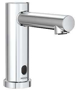 Moen M-Power Series 8559 Electronic Lavatory Faucet, 5-7/8 in H Dimensions, 4-7/8 in Spout Reach, 0.5 gpm, Cast Brass