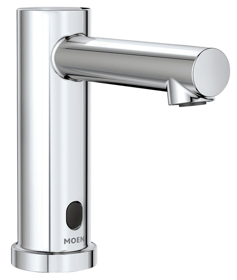 Moen M-Power Series 8559 Electronic Lavatory Faucet, 5-7/8 in H Dimensions, 4-7/8 in Spout Reach, 0.5 gpm, Cast Brass