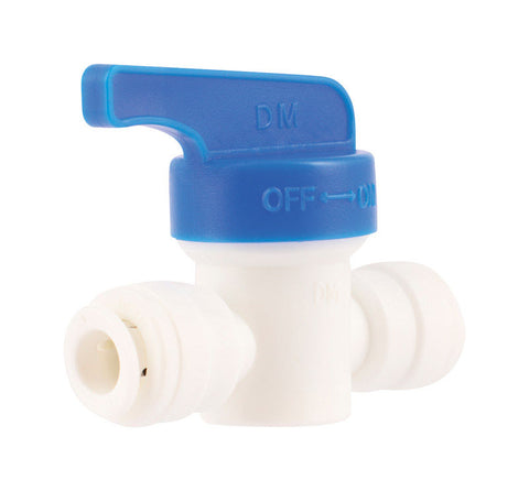 SharkBite Push to Connect 1/4 in. Dia. x 1/4 in. Dia. Straight Valve