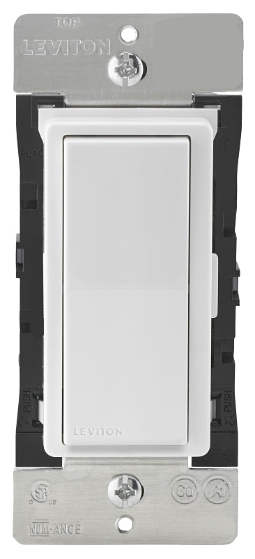 Leviton Decora Digital R12-DDL06-BLM Dimmer with Timer, 1 -Pole, 3 -Way, 120 V, 60 Hz, Bluetooth, Hardwired