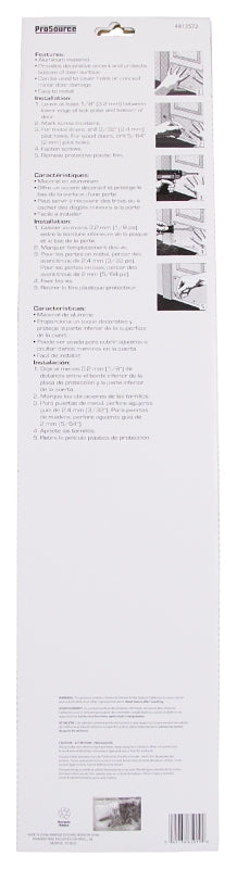 Prosource Radiator Markings ProSource 32293ORD-PS Kick Plate, 34 in L, 8 in W, Aluminum – Shell ...