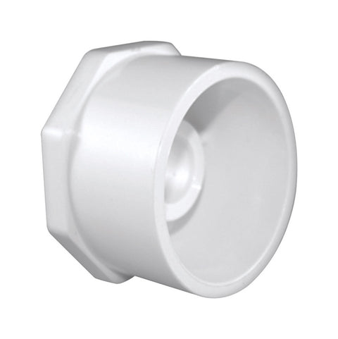Charlotte Pipe 1-1/2 in. Dia. x 1 in. Dia. Schedule 40 FPT To Spigot PVC Reducing Bushing