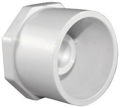 Charlotte Pipe Schedule 40 Spigot To FPT 1 in. Dia. x 2 in. Dia. PVC Reducing Bushing