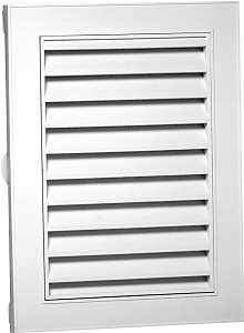 Duraflo 626120-00 Gable Vent, 27-1/2 in L, 21-1/2 in W, Polypropylene, White