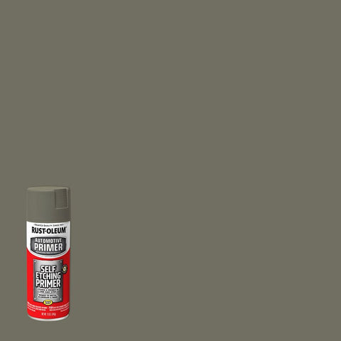 Rust-Oleum Self-Etching Primer, Flat Gray. 12oz Spray.