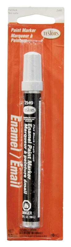 Testors 2549C Enamel Marker, Black
