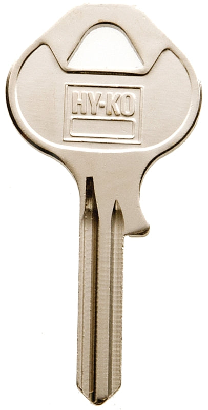 Hy-Ko 11010M17 Key Blank, Brass, Nickel, For: Master Vehicle Locks, Pack of 10