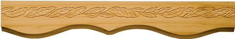 Waddell MLD359 Emboss Moulding, 96 in L, 2 in W, Pine Wood, Pack of 10