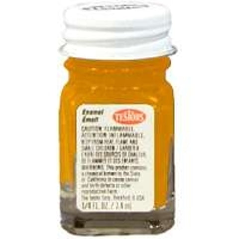 Testors 1127TT Enamel Paint, Gloss, Orange, 0.25 oz Bottle