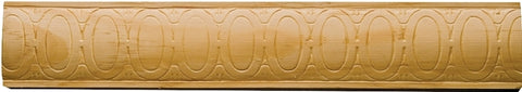 Waddell MLD360 Emboss Moulding, 96 in L, 2 in W, Pine Wood