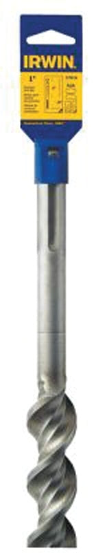 Irwin 323010 Hammer Drill Bit, 3/4 in Dia, 21 in OAL, Twist Flute, 4-Flute, 5 in Dia Shank, SDS Max Shank