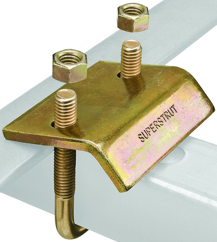 SuperStrut ZU501-10 Beam Clamp, Steel, Gold, Galvanized – Shell Lumber ...