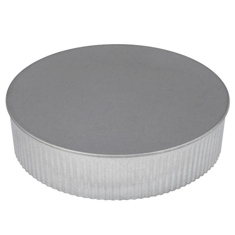 Imperial 7 in. D Galvanized Steel Pipe End Cap