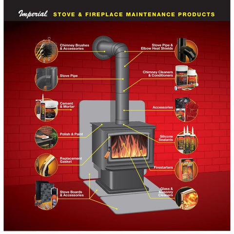 Imperial 6 in. D X 5 in. D Galvanized Steel Stove Pipe Reducer