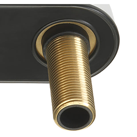 OakBrook Brushed Nickel Doria Two-Handle Bathroom Sink Faucet 4 in.