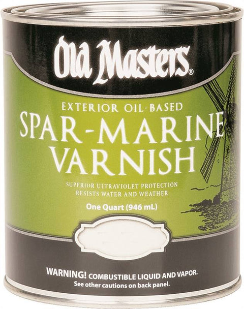 Old Masters 92404 Oil Based Spar Marine? Varnish, 1 qt Can