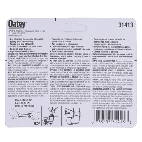 Oatey Tube Cleaning Brush 3/4 in. D 1 pk