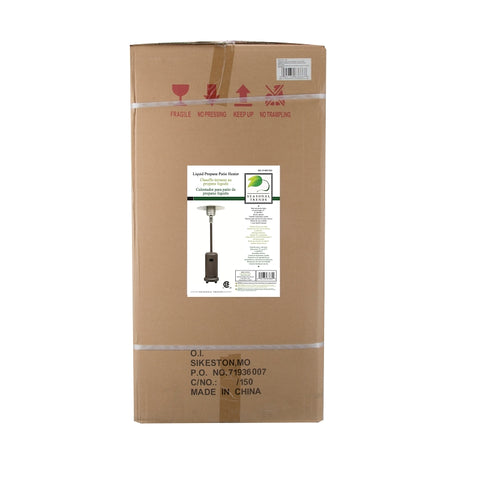 Seasonal Trends HSS-A-GH Patio Heater, Propane or Butane Gas Only, Electric Ignition, 48,000 Btu, 20 lb Tank