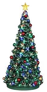 Lemax 24954 Outdoor Holiday Tree, B/O, 4.5 V, Pack of 6